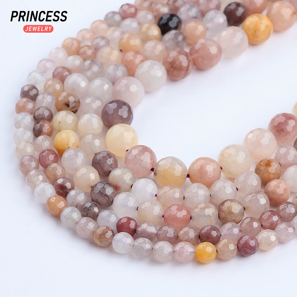 A+ Natural Violite Quartz Faceted 4 6 8 10mm Faceted Beads Loose Gemstone Beads for Jewelry Making Crystal Beads DIY Accessories