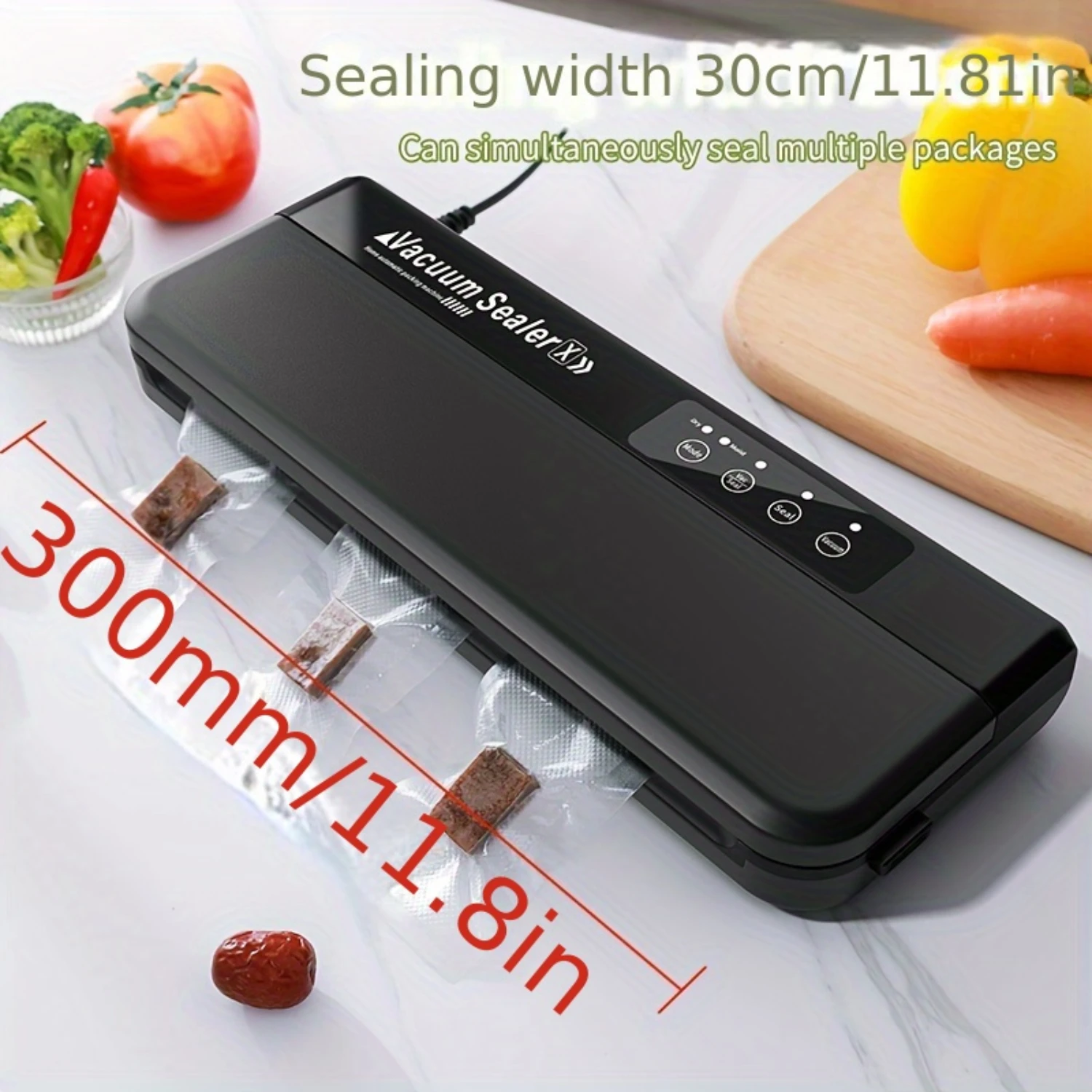 Food Preservation Machine, Dual-purpose Dry And Wet Preservation Sealing Vacuum Sealing Machine, Small Household Fully Automatic