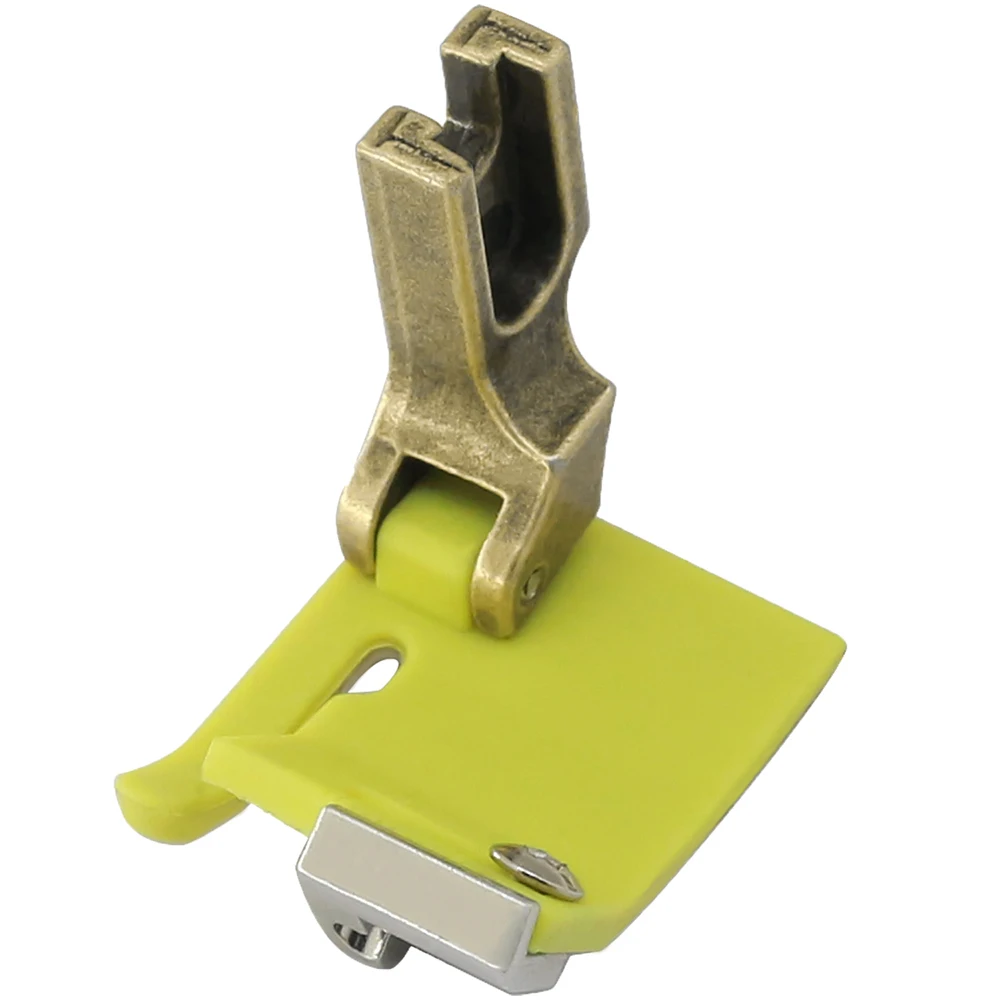 البلاستيك T9 قابل للتعديل متعدد الوظائف قطعة قدم الضغط في ماكينة الخياطة هيمينغ المتداول حافة دليل قدم لملحقات ماكينة الخياطة الصناعية