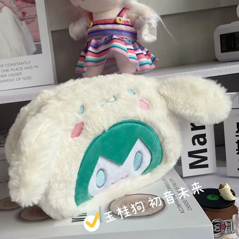Hatsune Plüsch-Federmäppchen, Miku, niedlicher Student, großes Fassungsvermögen, Schreibwarentasche, Cartoon-Federmäppchen