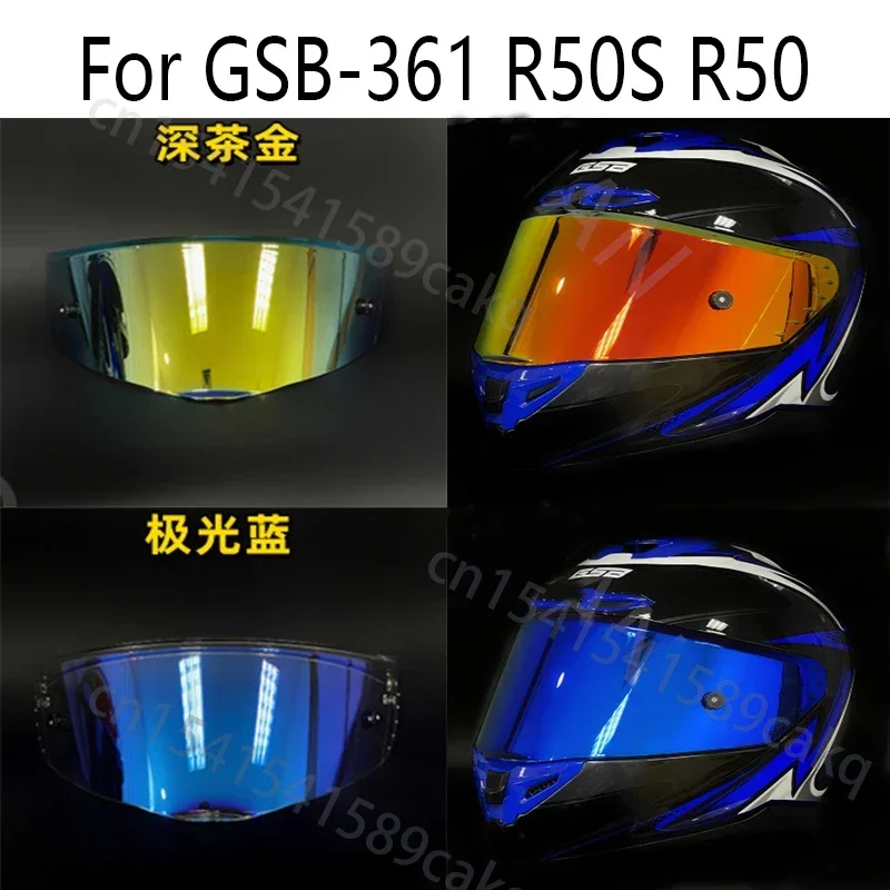 

Motorcycle Helmet Lens Full Helmet Lenses For GSB-361 R50S R50 PC Full Face Helmet Visor Lens Motor Bike Accessories Parts