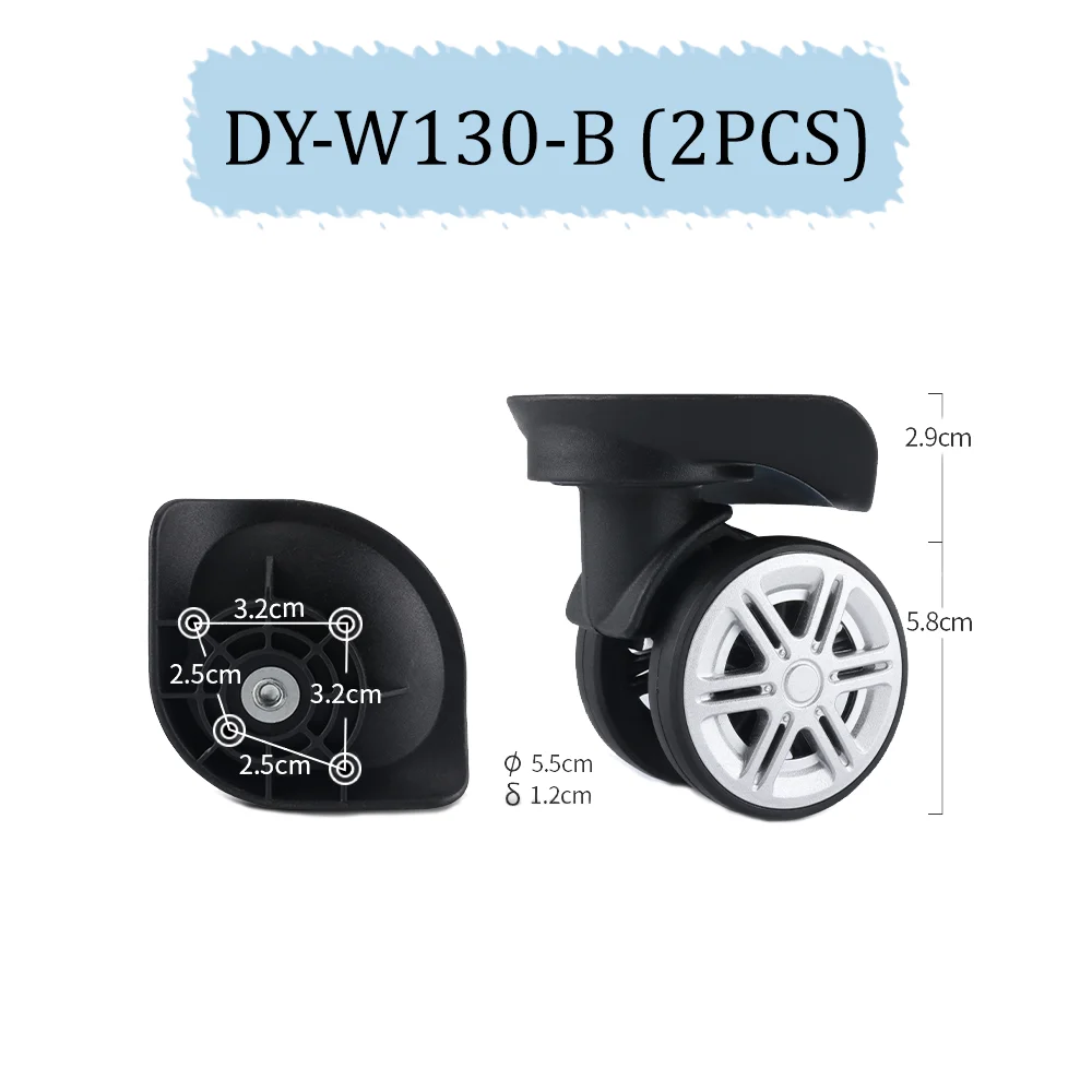 For Samsonite Luggage wheel replacement universal wheel accessories Wear leather travel rod combination case repair wheels