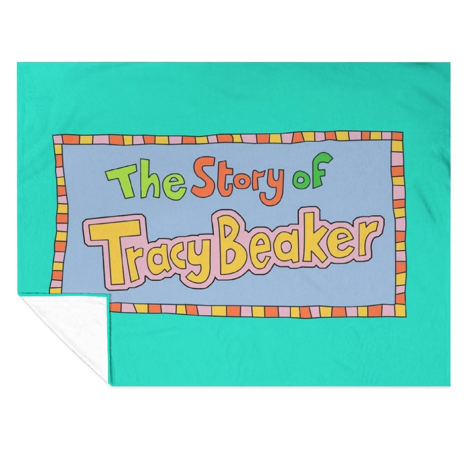 

UK retro 90's cbbc the story of tracy beaker design Throw Blanket warm for winter Nap Plaid Blankets