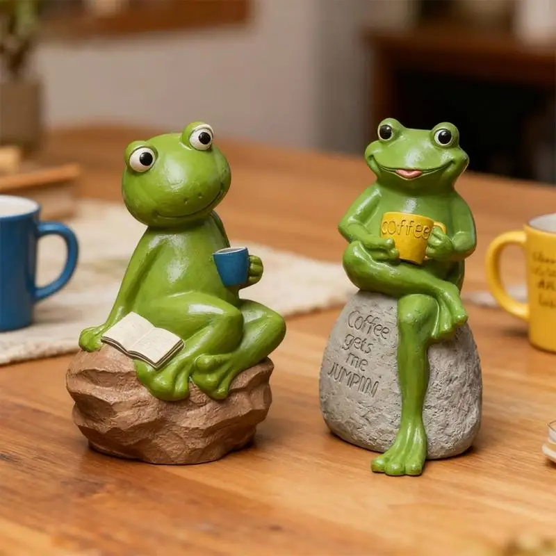 Pack of 2 Frogs Silicone Craft Molds for Resin Creations and Unique Gift
