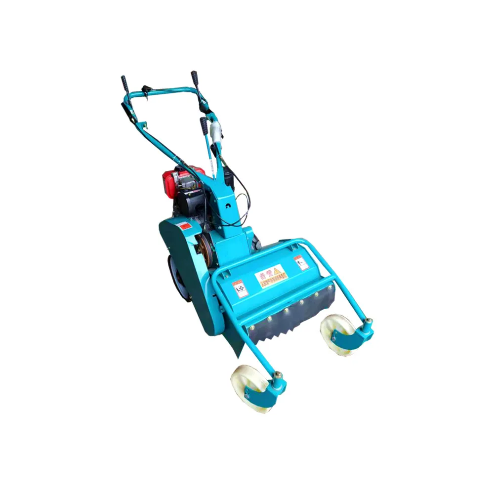 forestry machinery hand-pushed grass crusher Gasoline 7.5HP mesin pemotong rumput