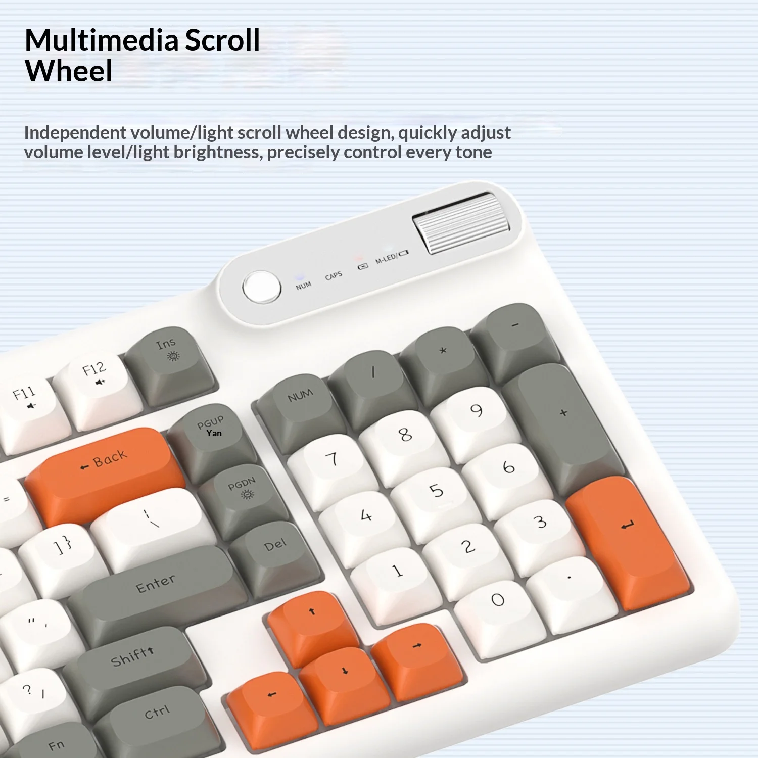 AULA F3198 Wireless Keyboard And Mouse Set Tri Mode Bluetooth Wired 98 Keys Mechanical Feel Quiet Multimedia For Office Typing