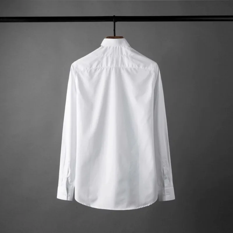 Men's Clothing Spring and Autumn high quality Leopard Print Casual Trendy Handsome Long-sleeved Slim-fit Fashionable Shirt