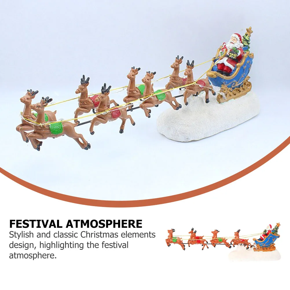 

Christmas naments Music Deer Sled Colorful Child Decorations Stylish Design Family Table Home Party Eco Material Safe Touch