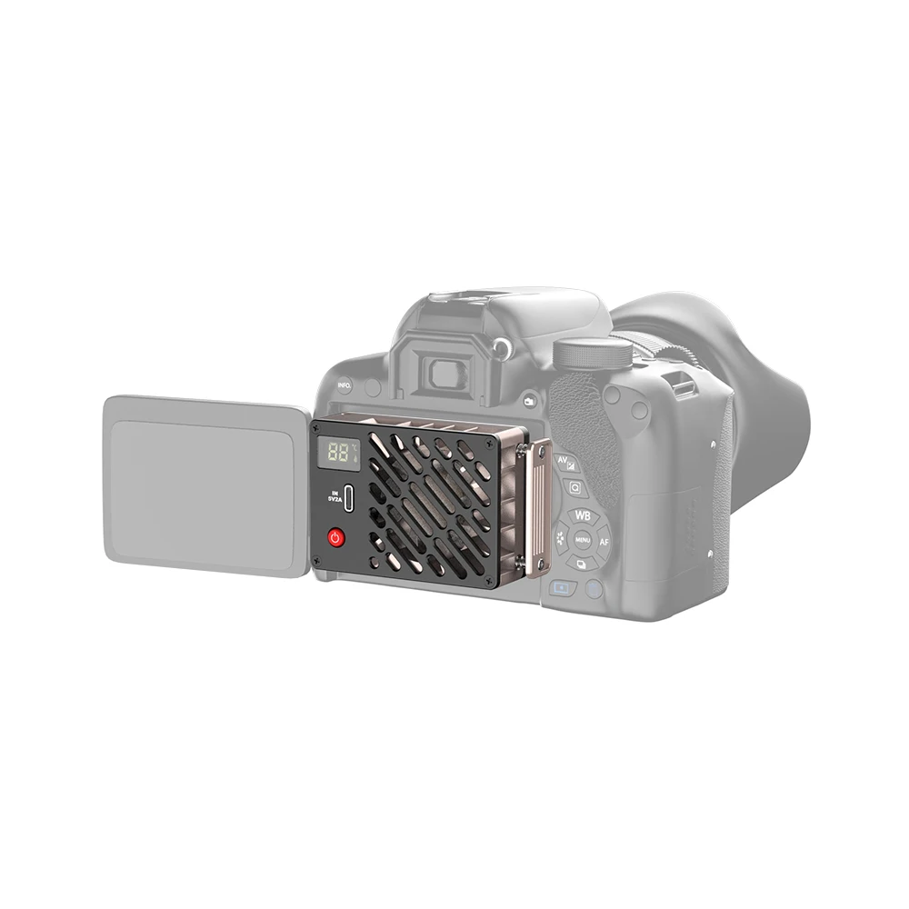 

COMAN E11 Camera Cooling Fan for FUJIFILM X-S10/XT4/X-H2S/X-S20 Semiconductor Radiator Cooling Quiet & Lightweight Anti-Overheat