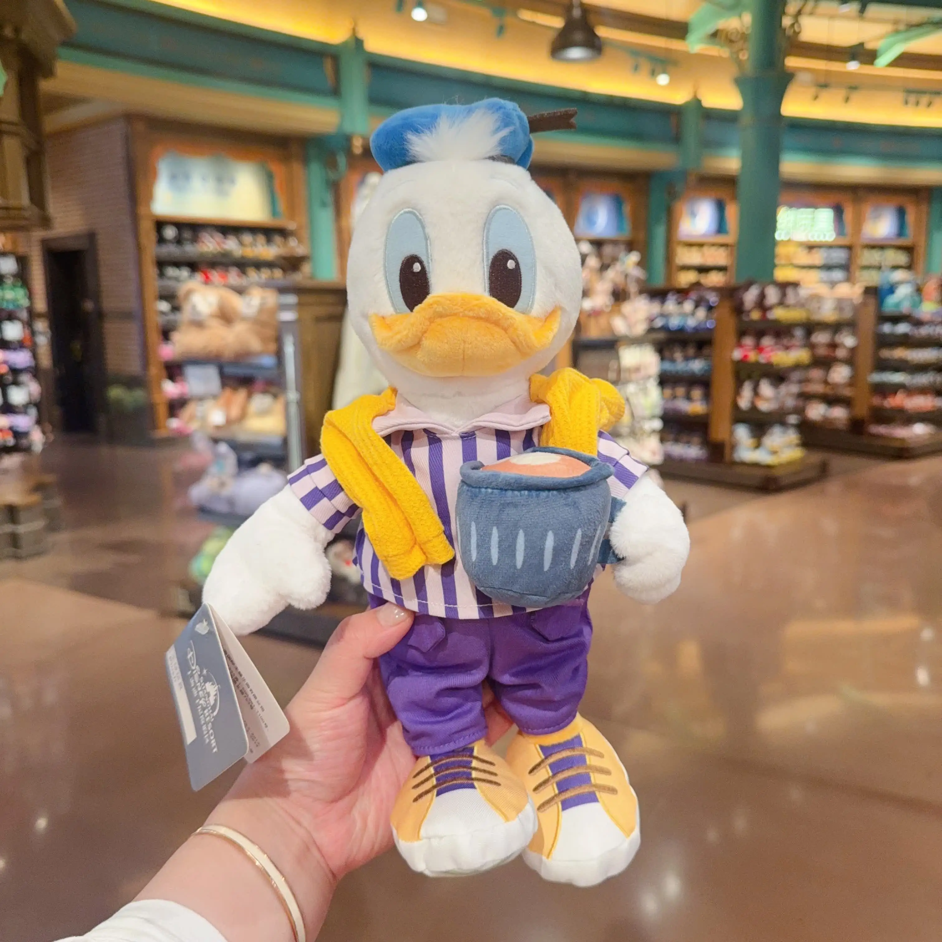 Shanghai Disneyland Urban Aroma Series Mickey and Friends Plush Toy - Birthday Gift & Souvenir for Friends