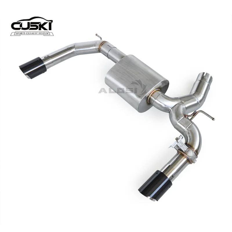 العادم مع صمام لسيارات BMW 420i 428i N20 2.0t 2014-2016 ماسورة العادم مع ملحقات عادم السيارة الخلفي للقطط #3