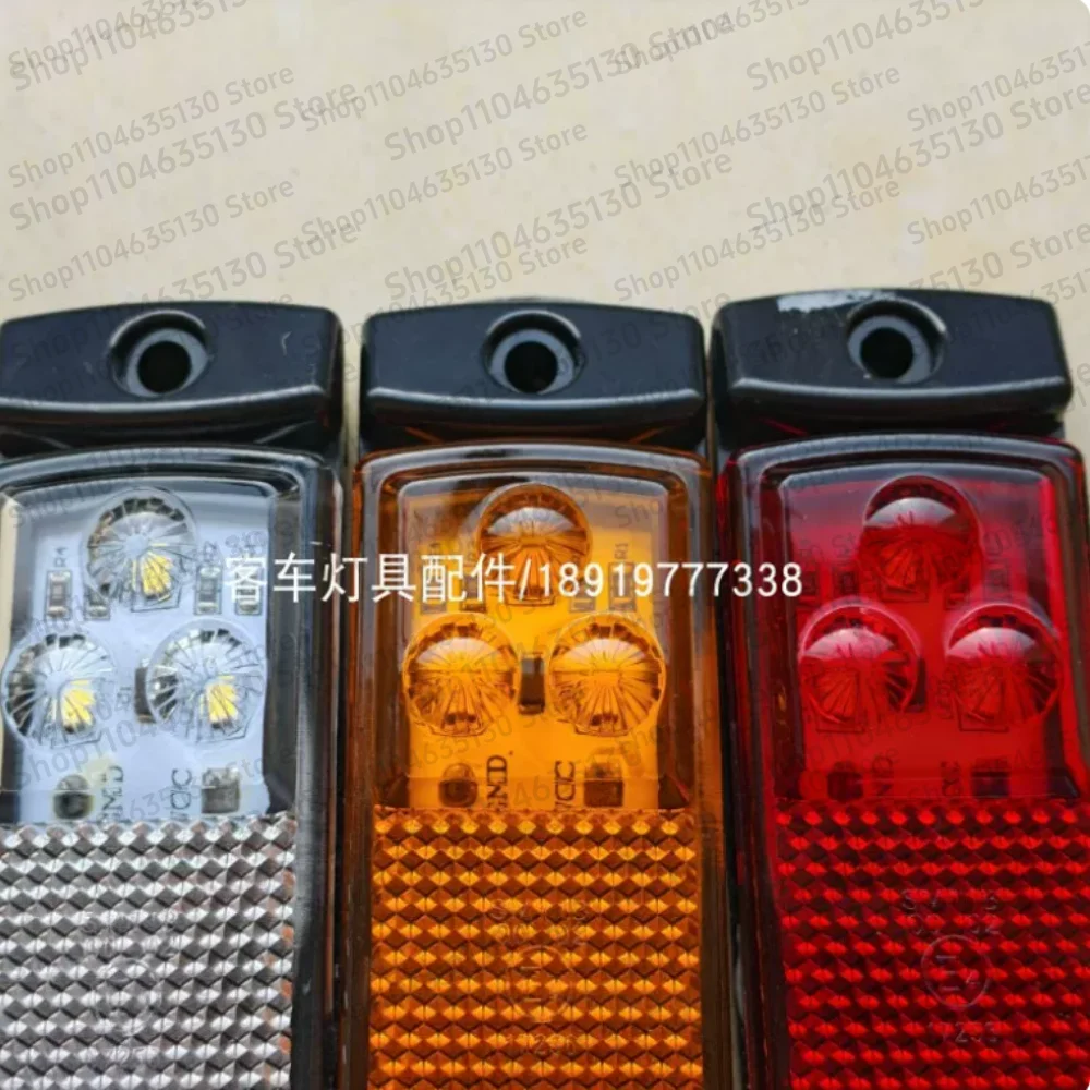 2PC Suitable for Shenlong Jinlu Zhongtong Friendship Fire Truck to be converted into RV and bus side lights LED lights