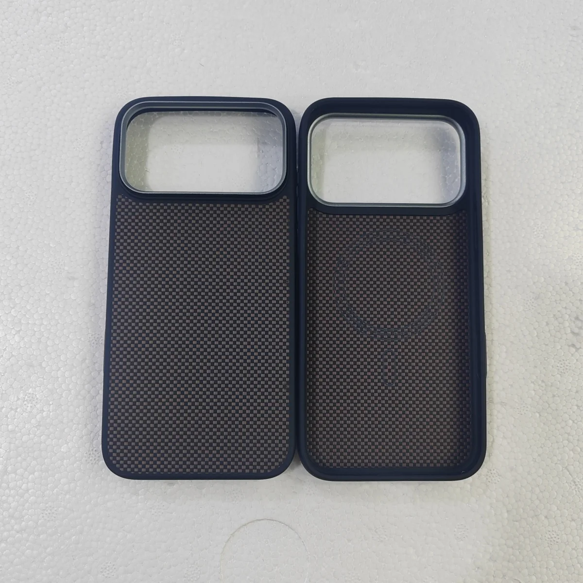 

Роскошный чехол для телефона из чистого арамидного углеродного волокна для iPhone 17 Pro Max 17, мягкая рамка из ТПУ, ультратонкий чехол для беспроводной зарядки