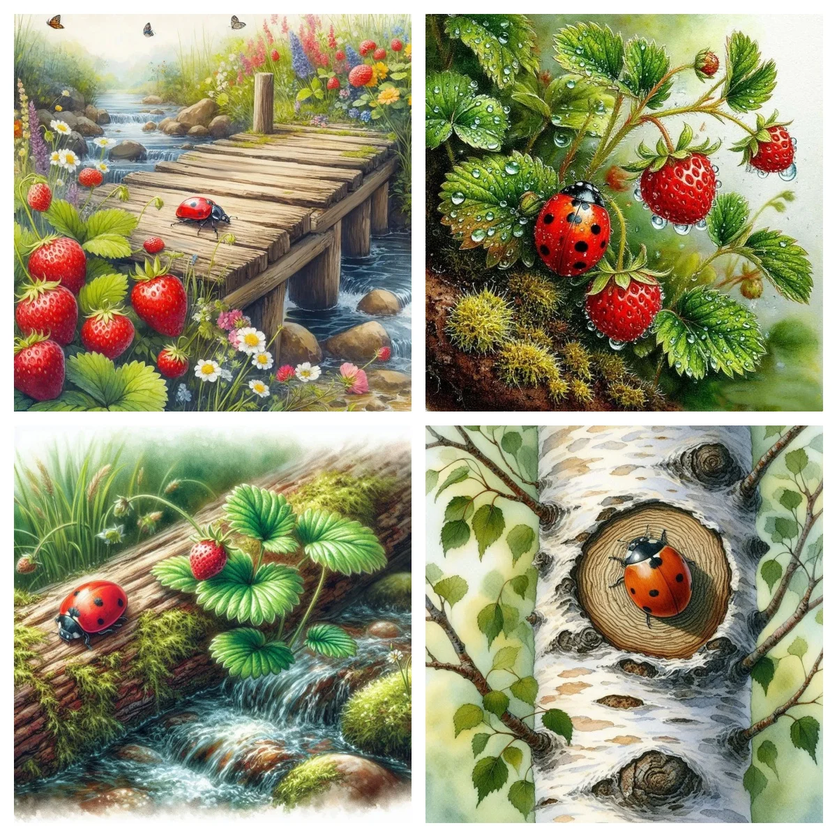 Embroidery Lady Bug - 新しいてんとう虫昆虫DIY ABダイヤモンドペインティングキットカスタマイズ可能な漫画パターン5Dダイヤモンド刺繍家の壁飾りDIY子供向けギフト