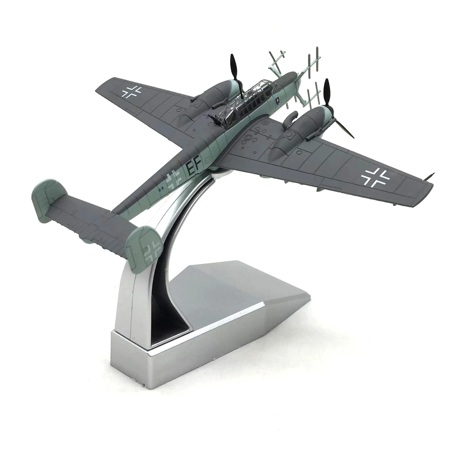 1/100 Scale Fighter WWII German Messerschmidt BF110 Planes Diecast Metal Airplane Aircraft Model Boy Birthday Gift Toy