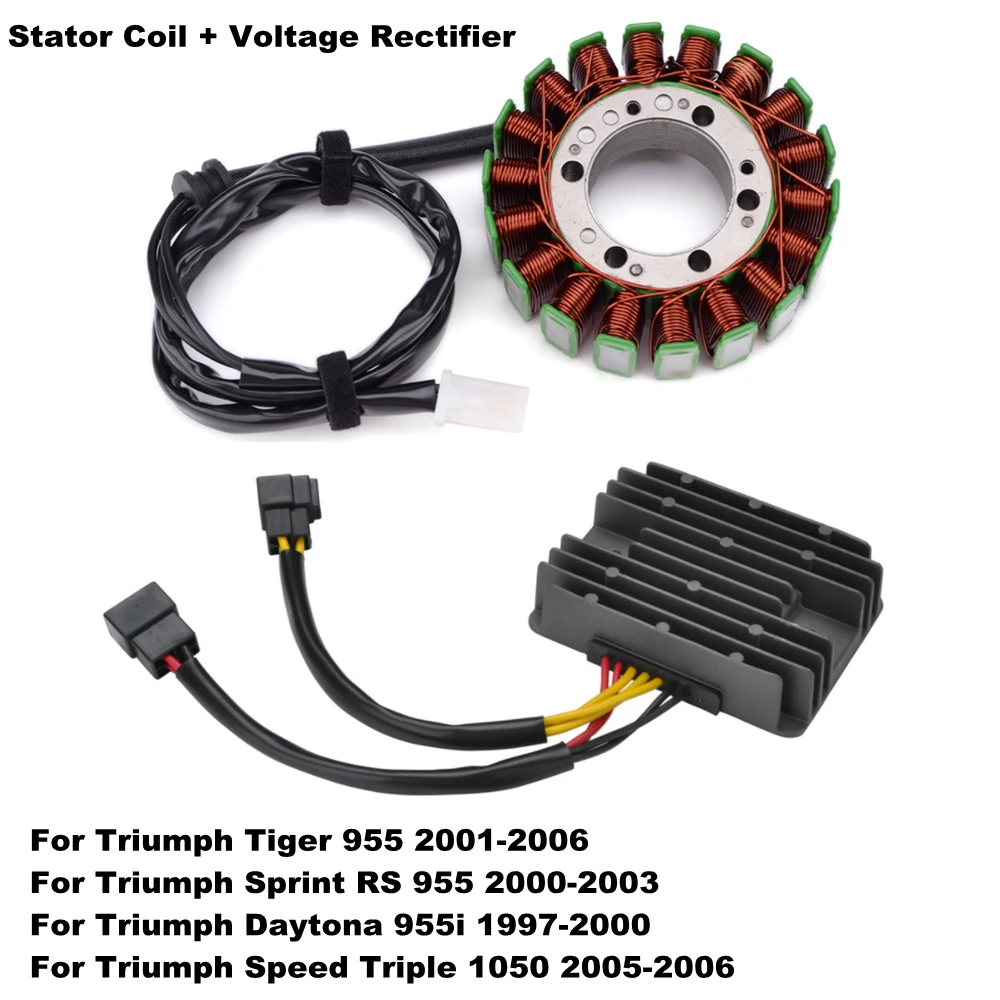 Generator Stator Coil Voltage Rectifier for Triumph Tiger 955 Speed Triple 1050 Sprint RS 955 Daytona 955i Motorcycle Regulator