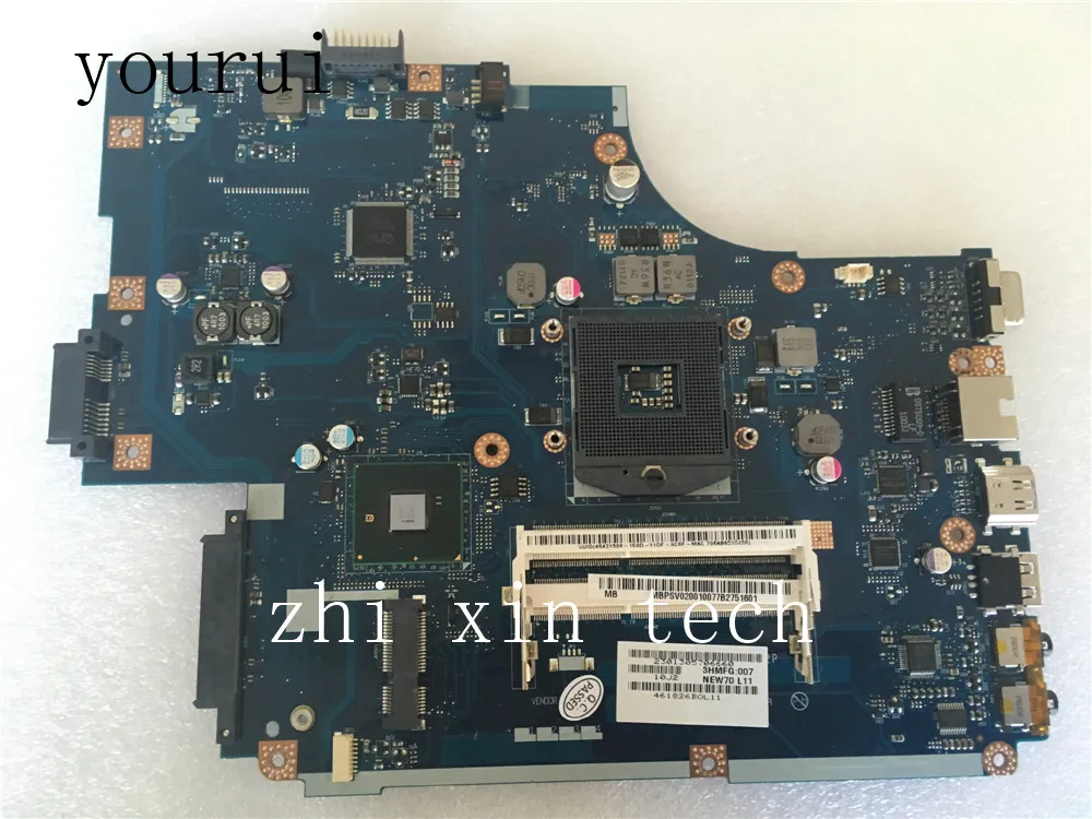 yourui High quality For ACER Aspire 5742 5742G Laptop motherboard  MBRSV02001 MB.RSV02.001 NEW70 LA-5982P DDR3 Fully Tested work