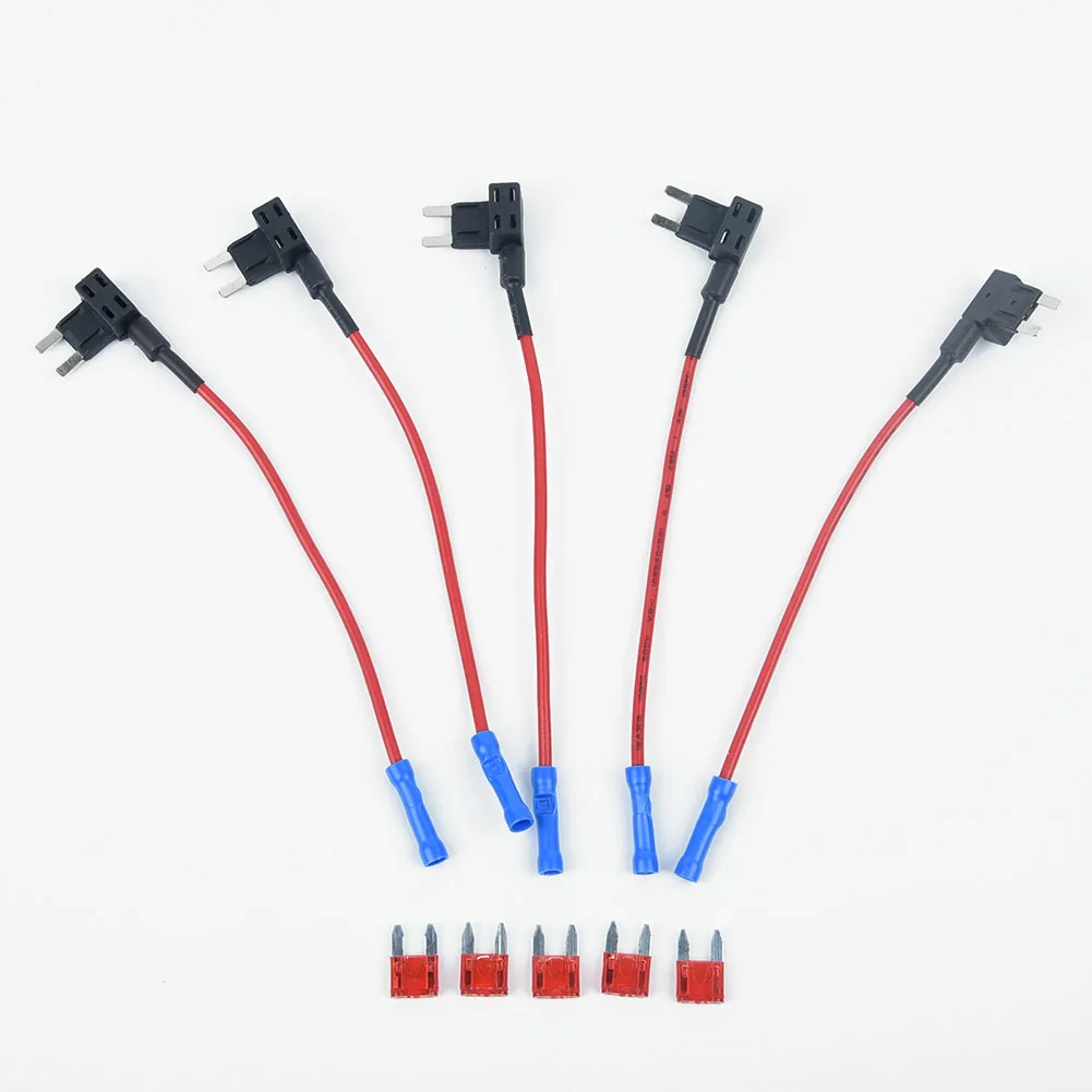 Mini blade Fuse holder ATM APM Tap Accessory Circuit Slpice 12V Adapter Replacement 10pcs set Durable Practical