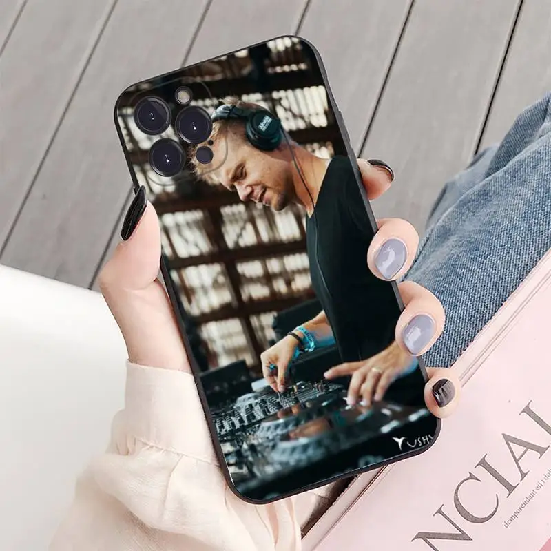 Armin van Buuren DJ Phone Case For iPhone 14 11 12 13 Mini Pro XS Max Cover 6 7 8 Plus X XR SE 2020 Funda Shell