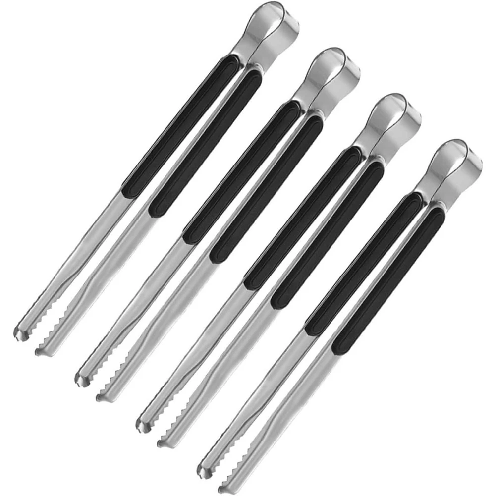

1set/12pcs Barbecue Scissors Clips, Non Slip Kitchen Cooking Utensils, Used for Food Supply, Grilling, and Salad Mixing
