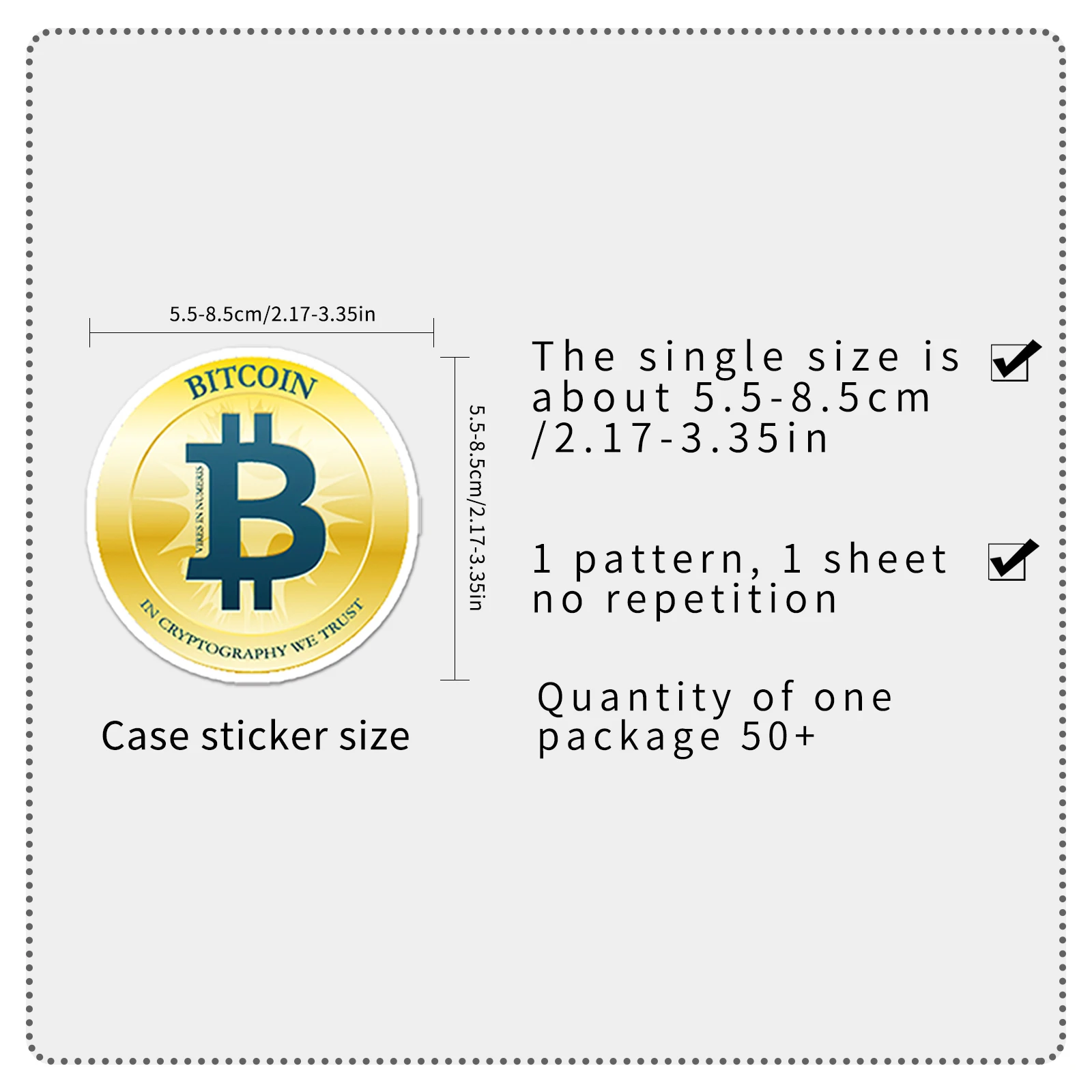 50pc Gold Bitcoin Series Cartoon Cute Graffiti Stickers Suitcase Laptop Guitar Skateboard Personalized Decoration Stickers