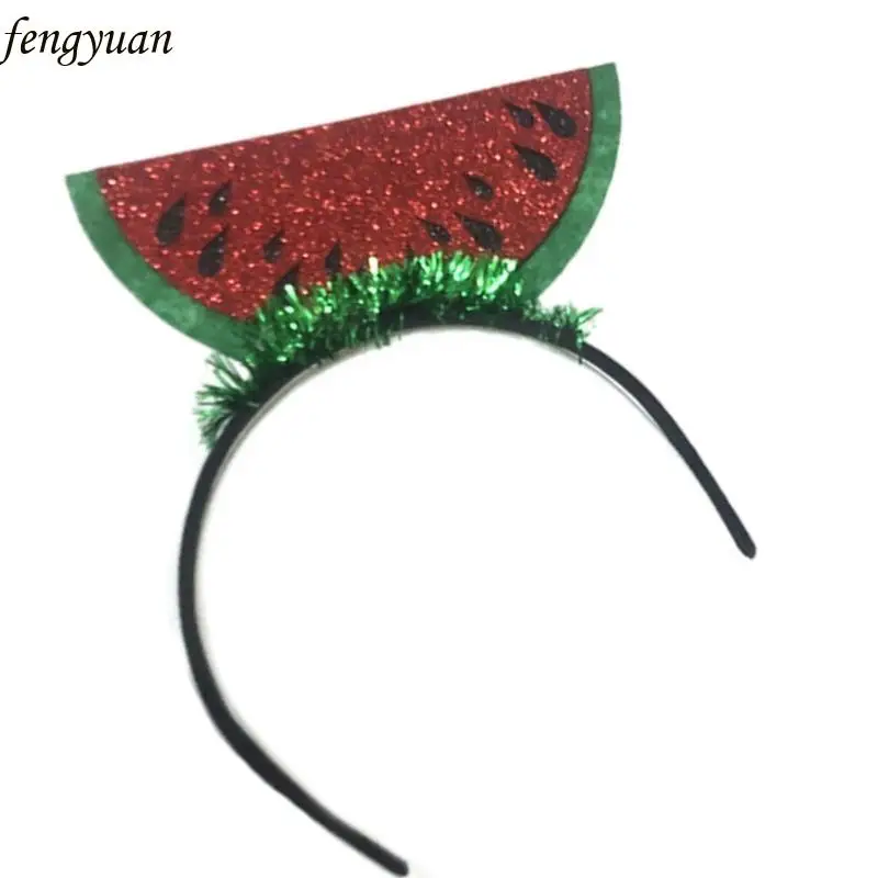 

B2QE Hawaiian Theme Hairband Fruit Headpiece For Tropical Parties And Beach Vacations