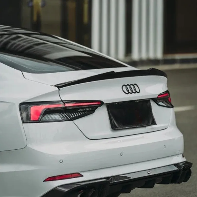 Für Audi A5 S-Line S5 RS5 B9 B9.5 F5 4-Türer (Nicht für 2-Türer Coupé) 2017-2025 M4-Stil Auto Heckspoiler Dachspoiler Flügel