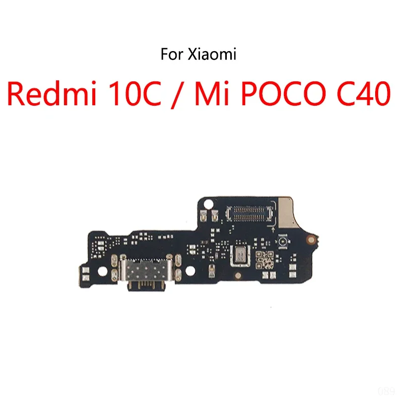 10PCs for Redmi 10C / Mi Poco C40 Pocophone USB charge dock port socket jack connector flex cable charging board module