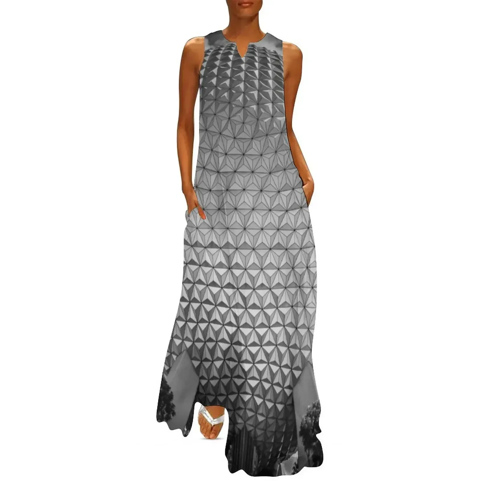 

EPCOT Ball Black and White Long Dress women long dresses summer woman dress 2025 dresses for women elegant women's sets Dress