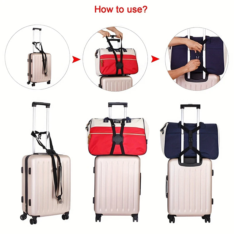 Suitcase Binding Belt Multifunctional Cross Packing Belt Luggage Belt Luggage Bag Fixing Belt Elastic Elastic Cord