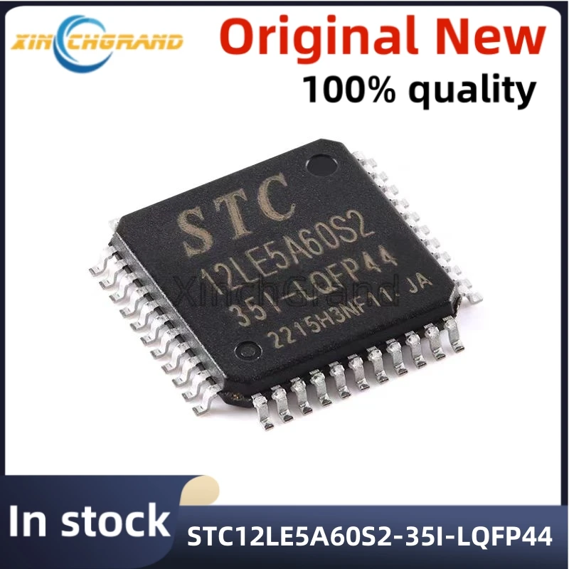 STC12LE5A60S2 STC12LE5A60S2-35I-LQFP44 STC12LE5A60 STC12LE IC MCU Chipset LQFP-44