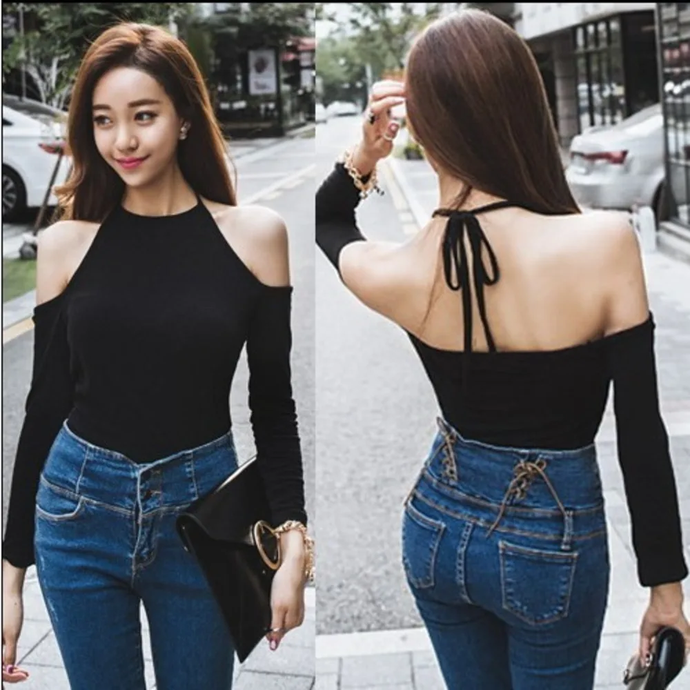 SEXY good elastic Winter Women's crochet lace shirt  transparent slim casual tops tees for women clothing 1pcs/lot ds90