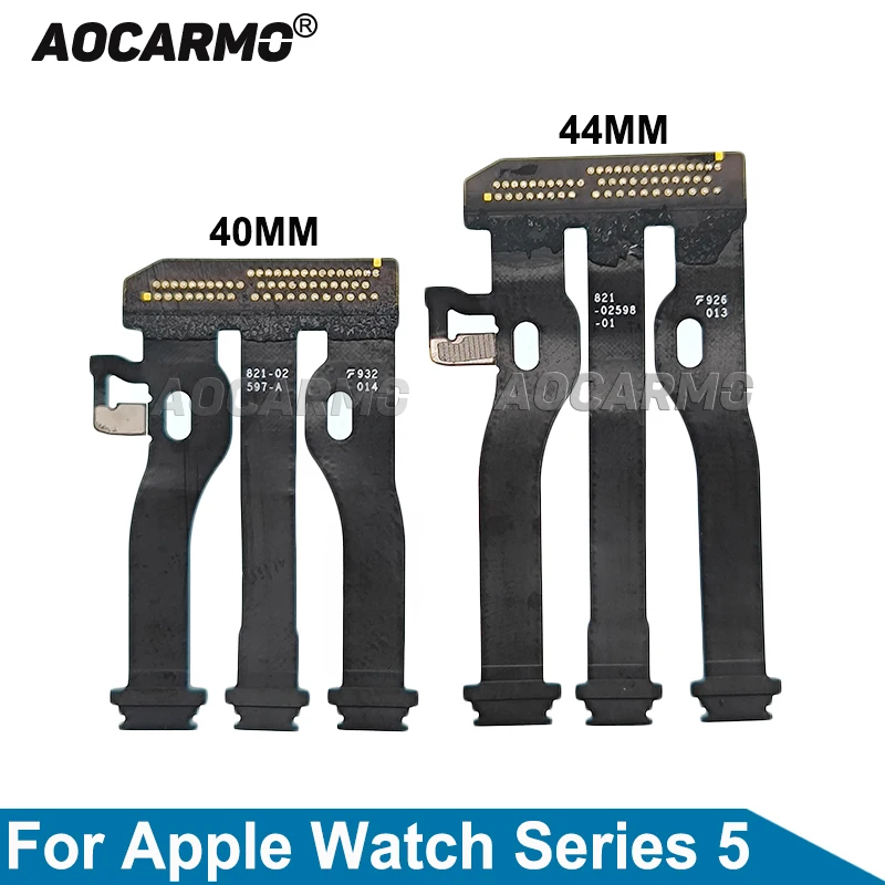 

Aocarmo For Apple Watch Series 5 40mm Series5 44mm LCD Display Screen Flex Cable Replacement Parts