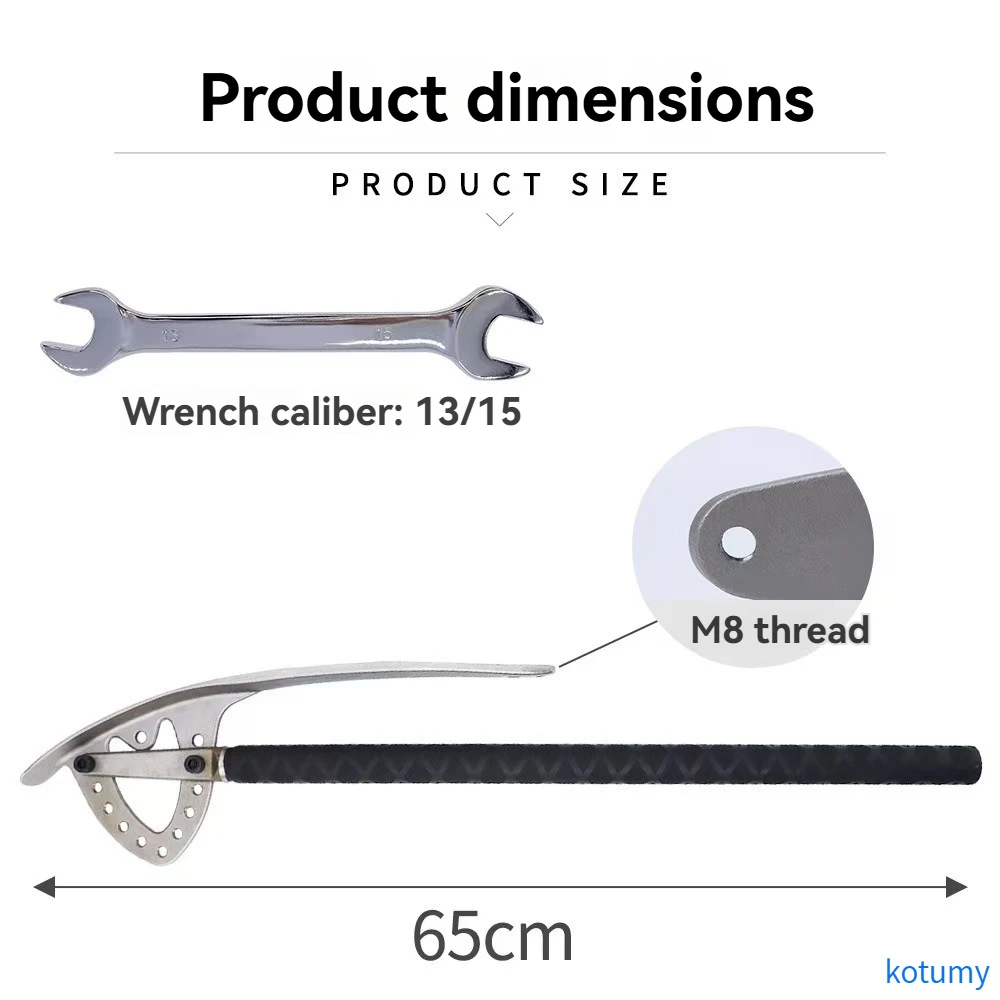 Car dent repair, high hardness sliding rod wheel arch repair, pry point multi angle pry bar leaf plate repair tool