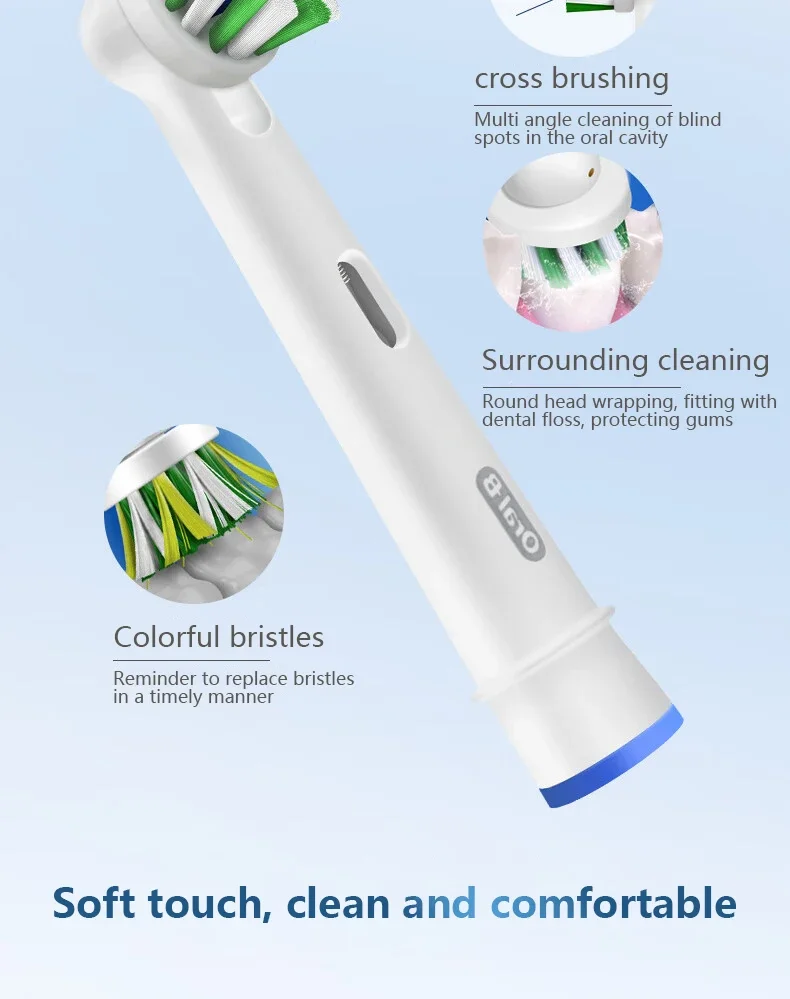 ช่องปาก B PRO 4000แปรงสีฟันอัลตราโซนิค3D การตรวจสอบความดันที่มองเห็นได้ด้วยแม่เหล็กไฟฟ้าแปรงสีฟันไฟฟ้า