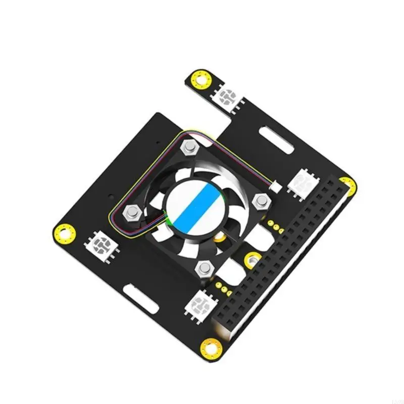 PCIe to M.2 NVMe SSD Adapter for 5 Featuring Cooling Fan and Heatsink Technology