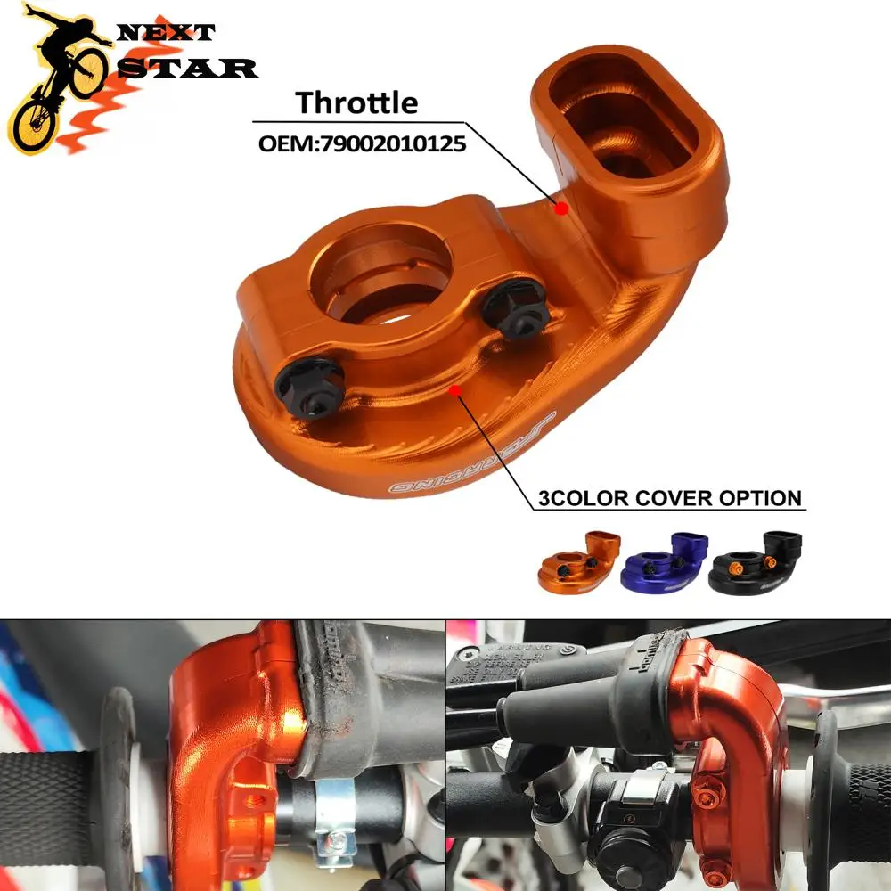 

Motorcycle CNC Throttle Control Casing Base Cover For Husqvarna FC FE FX FS TE TX 150i 250i 300i 250 350 450 501 2016-2021 KTM