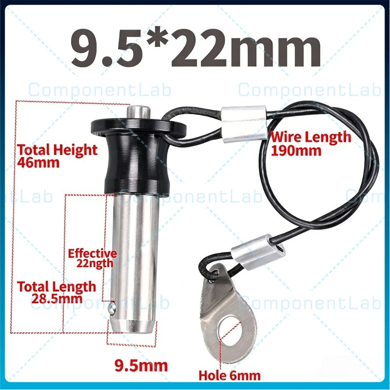 Linear audio latch steel ball quick release pin 8/10 stainless steel quick lock ball head locating pin fastening safety pin