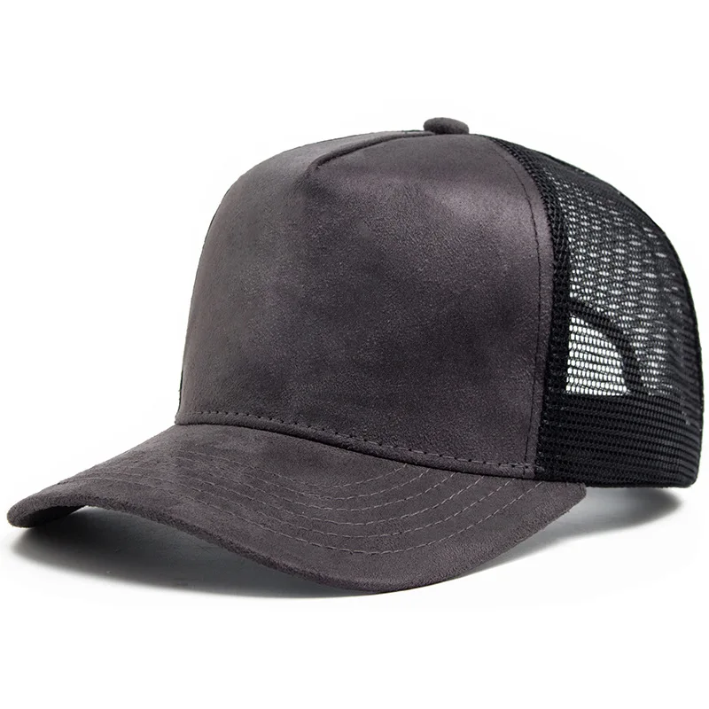 Customized Printed Logo High-quality Suede Mesh Baseball Hat Outdoor Sport Cap Fashion Men And Women Sport Snapback Caps image 6