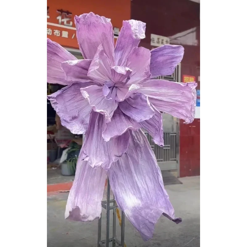 Large Various Colors Silk Paper Organza Background F Party Window Visual Merchandising Decoration