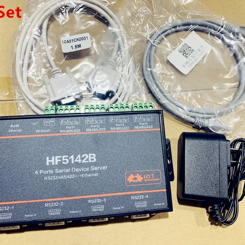 Hf5142b Rs232 , Rs485 , 4 port Rj45 Rs232/485/422 seri gratis Rs Hf5142b