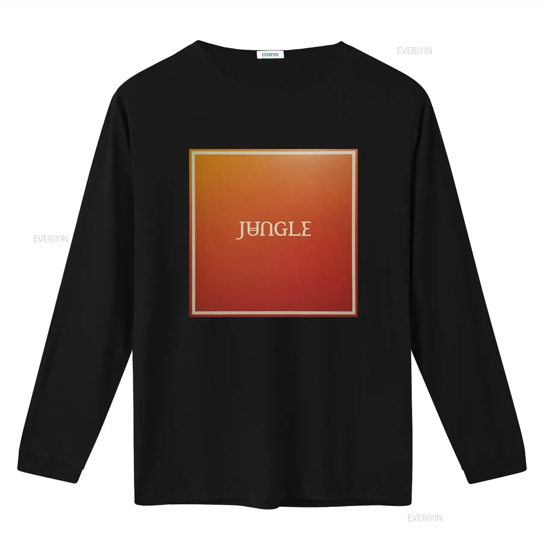 Jungle Album Cover Ultra Cotton T Shirt Volcano Band Print vintage Washed Casual Top For Everyday Wear Breathable Soft Stylish