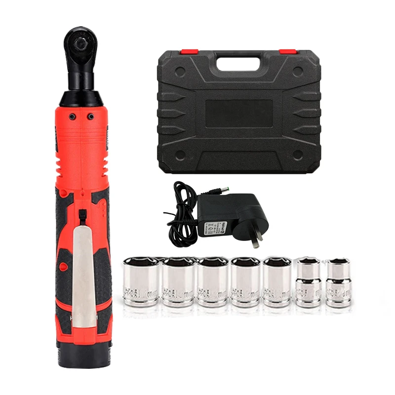 Battery Tool Set Electric Ratchet Wrench 18v Mechanical Tools Wireless  Power Automotive Cordless Workshop Wrenches Charging