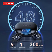 Choice Lenovo LP75 TWS Wireless Bluetooth V5.3 Earphones Type-C Fast Charging Earbuds Ipx5 Waterproof Noise Reduction Headphones