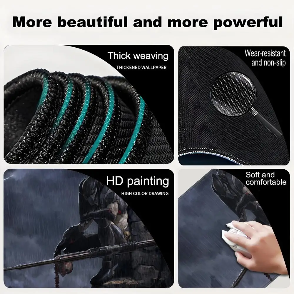 1 шт. RGB фильм Alien Vs Predator красивый аниме коврик для мыши настольный коврик с ковриком игровые аксессуары Prime Gaming XXL коврик для клавиатуры