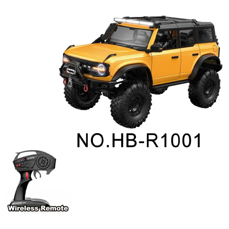New 1/10 RC Car 4WD RTR HB R1001 Horse Full Scale with LED 2.4G