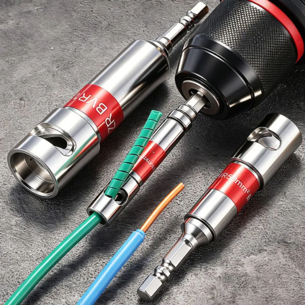 Hexagonal Shank Wire Stripping Tool Stable Structure Solid Metal Hexagonal Handle Tool Multiple Length Options