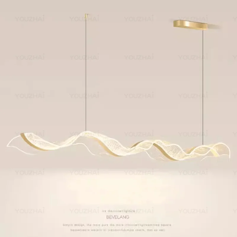 

Art ribbon restaurant bar counter pendant light creative bar clothing store cashier tea room hotel model room loft light
