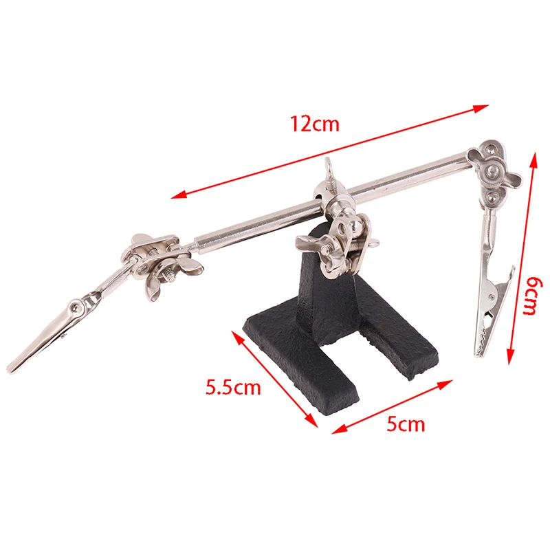 1pc Third Hand Soldering Iron Stand Clamp Helping Hands Clip Tool PCB Holder Electrical Circuits Hobby