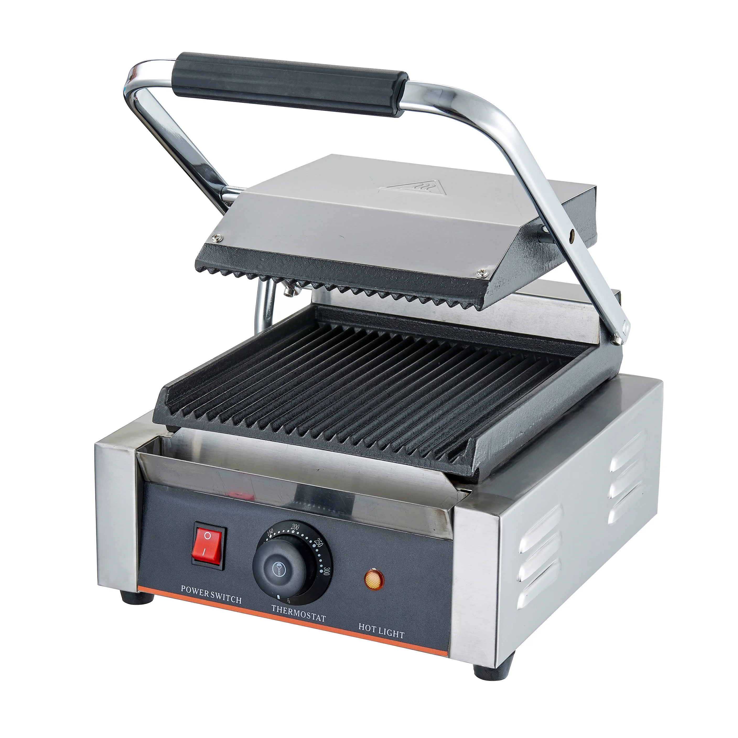 Commercial Panini Griller Digital  Sandwich Making Machine For Small Business